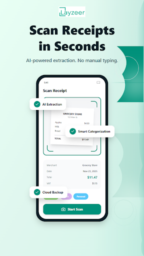 Receipt Scanner & Cloud Sync